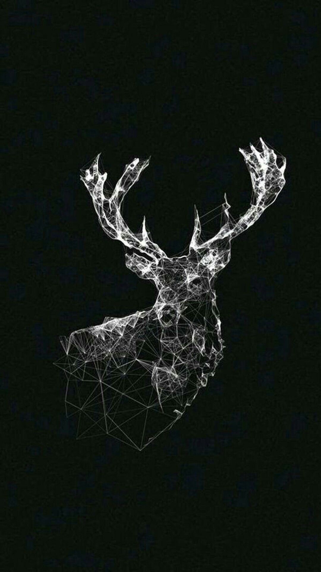 Patronus. Geometric wallpaper iphone, Geometric iphone, Deer wallpaper