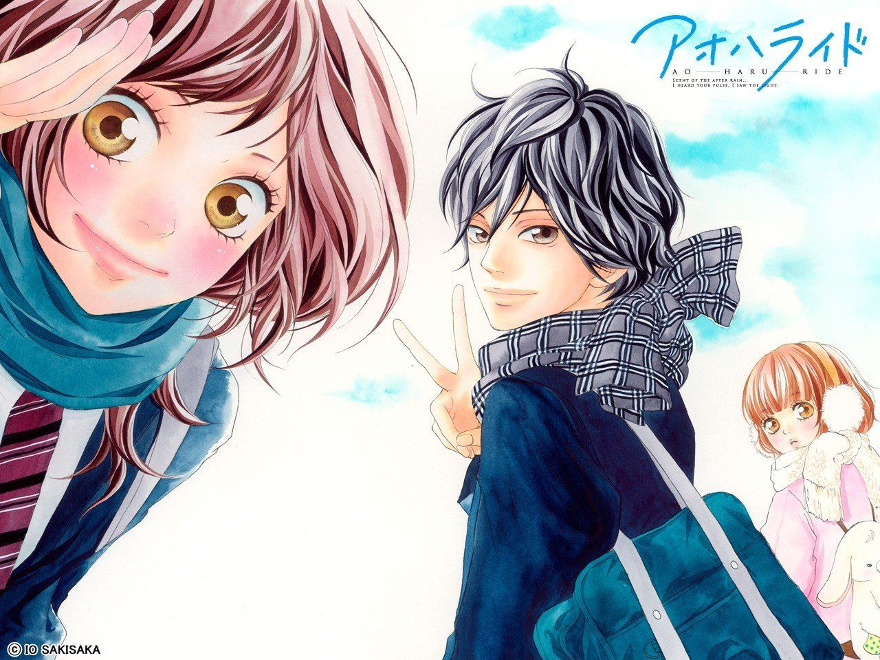 Ao Haru Ride, Yoshioka Futaba, Mabuchi Kou, Anime Wallpaper HD / Desktop and Mobile Background