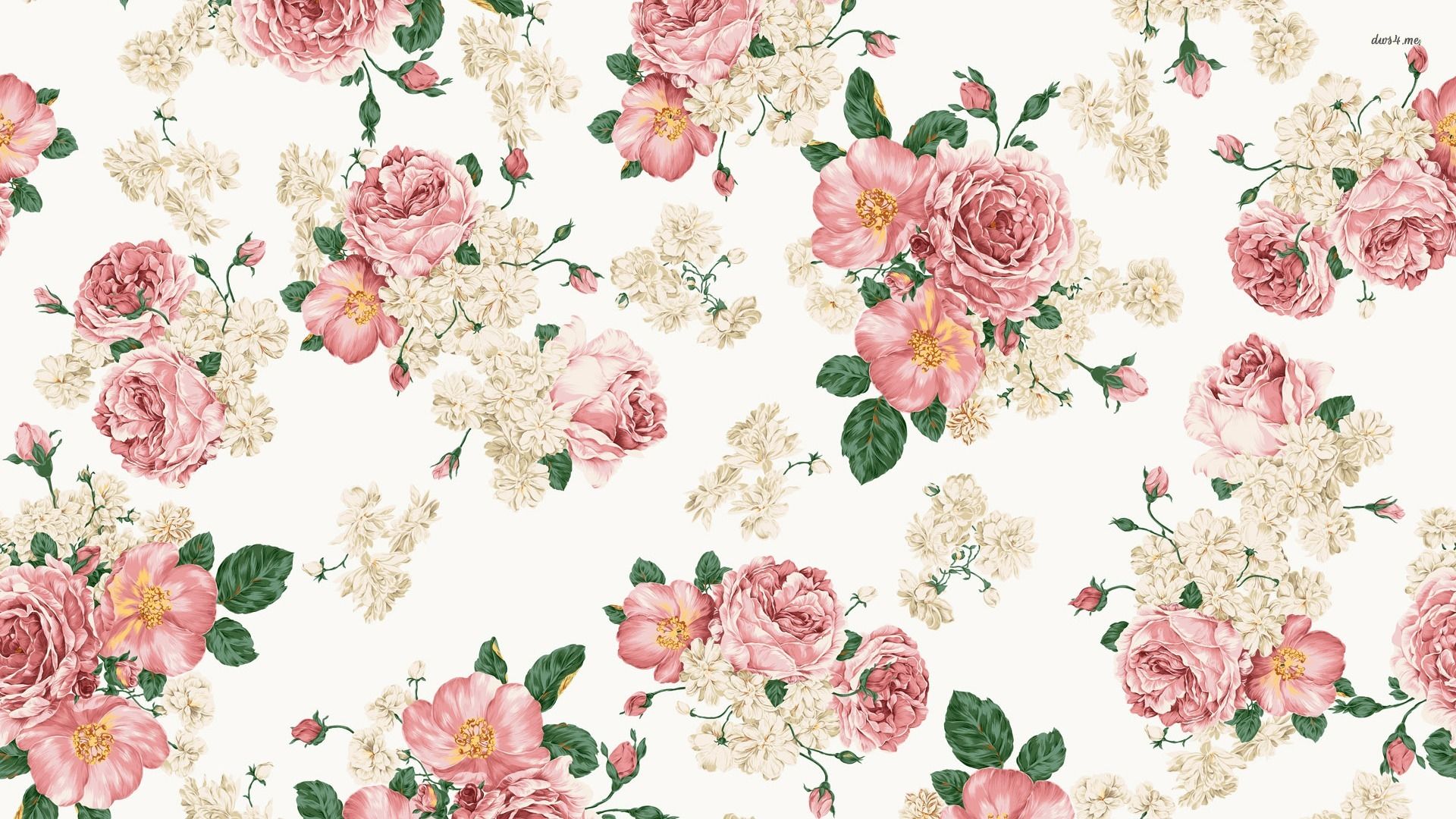 Vintage Roses Wallpaper