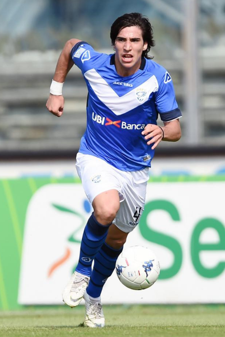Sandro Tonali (Brescia) [Italy] midfielder. Foto di calcio, Squadra di calcio, Calcio