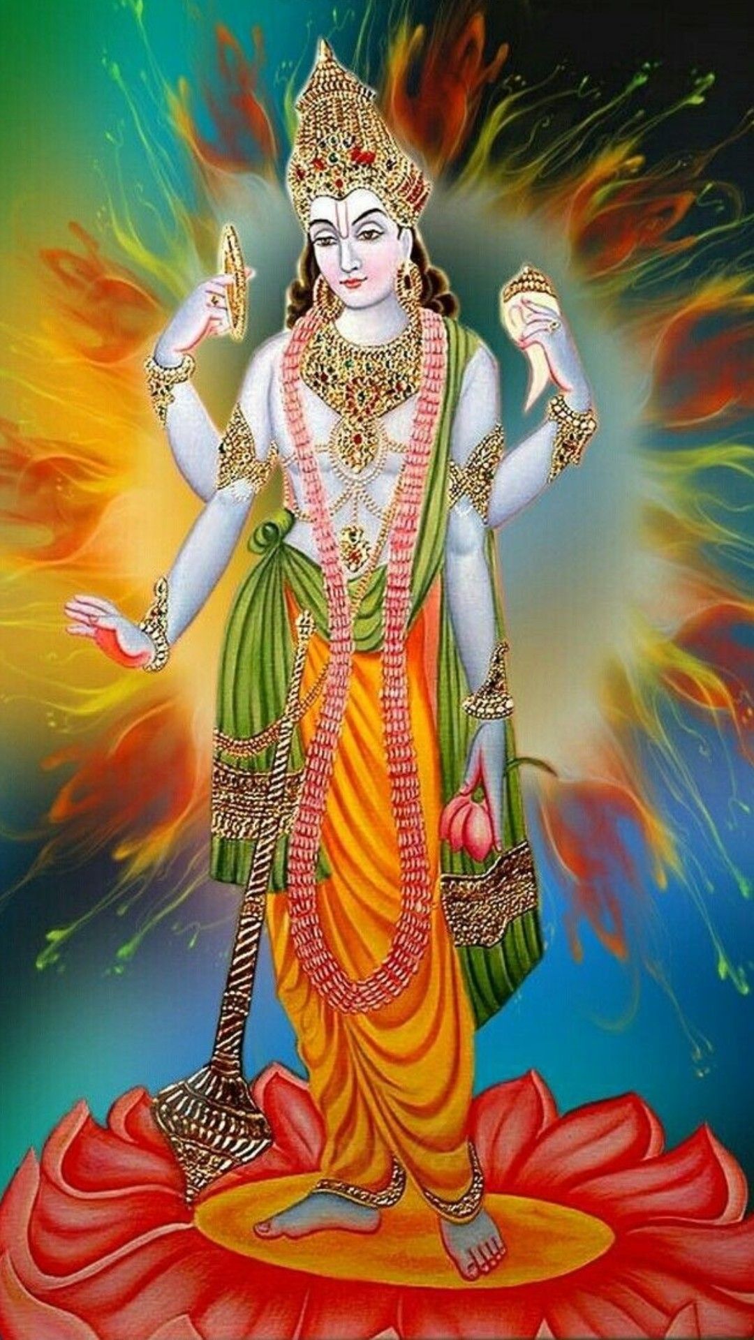 Khrisna God Wallpaper iPhone. Lord vishnu, Vishnu, Hindu art