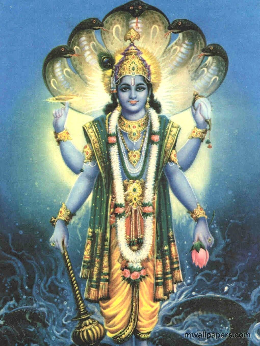 Lord Vishnu HD Image HD Wallpaper