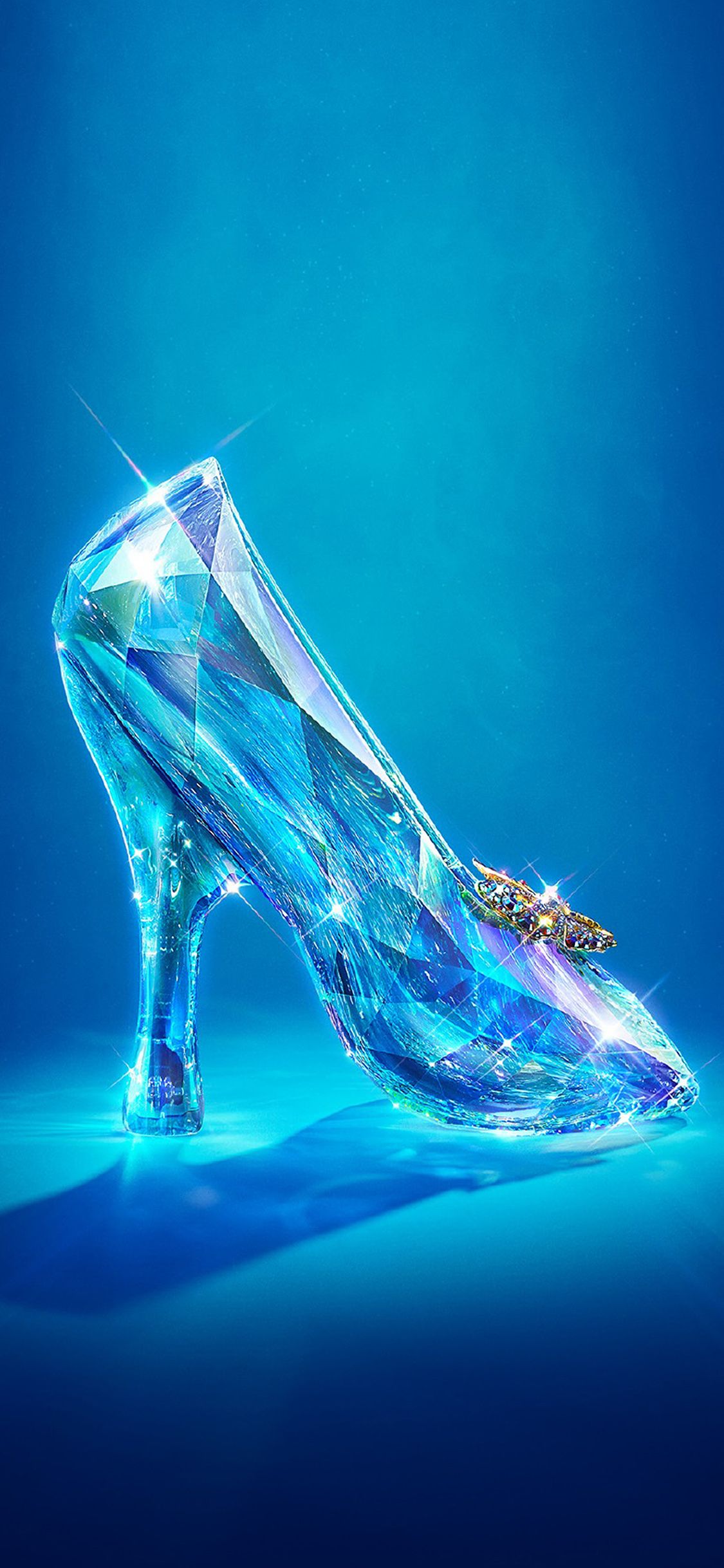 iPhone X wallpaper. disney beauty beast blue art illustration