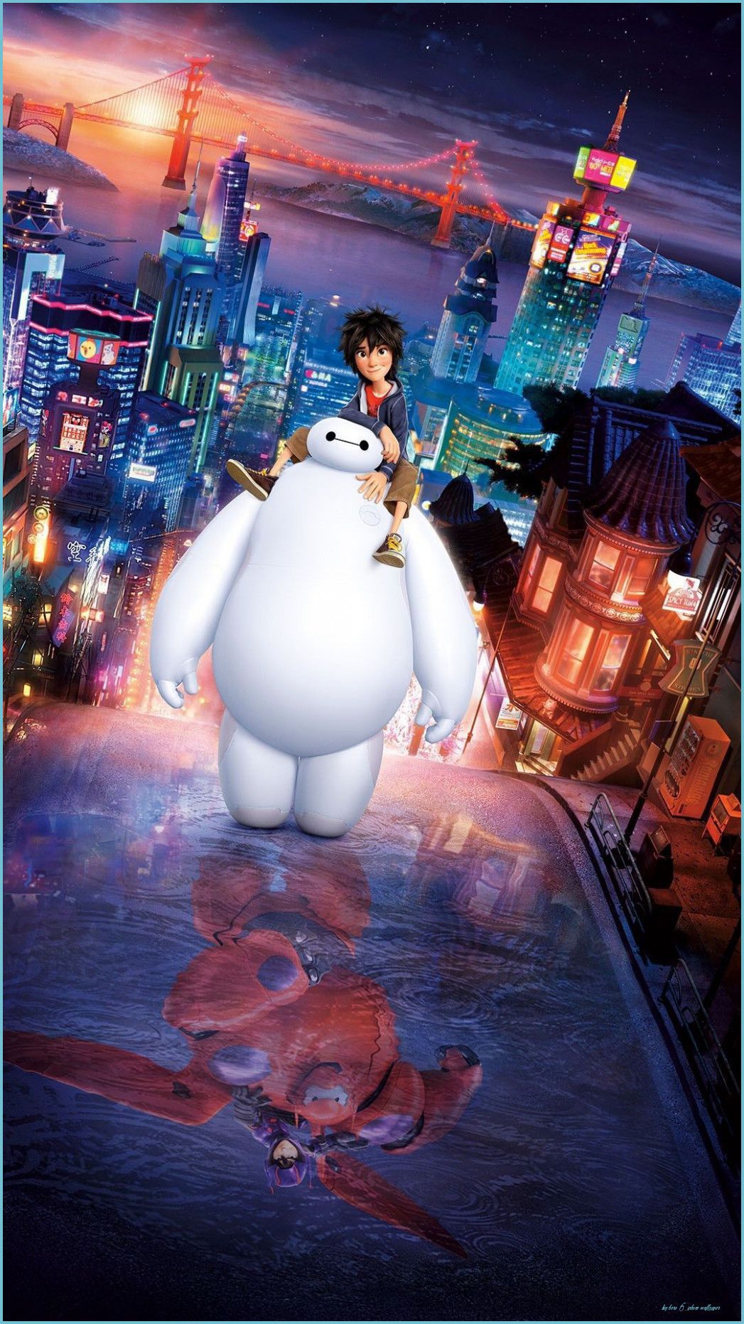 Big Hero 12 Wallpaper bonitos, Personagens disney, Filmes de hero 6 iphone wallpaper