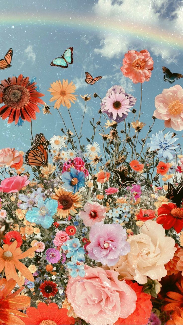 Flowers  on Twitter  Cute flower wallpapers Flower iphone wallpaper Flower  aesthetic