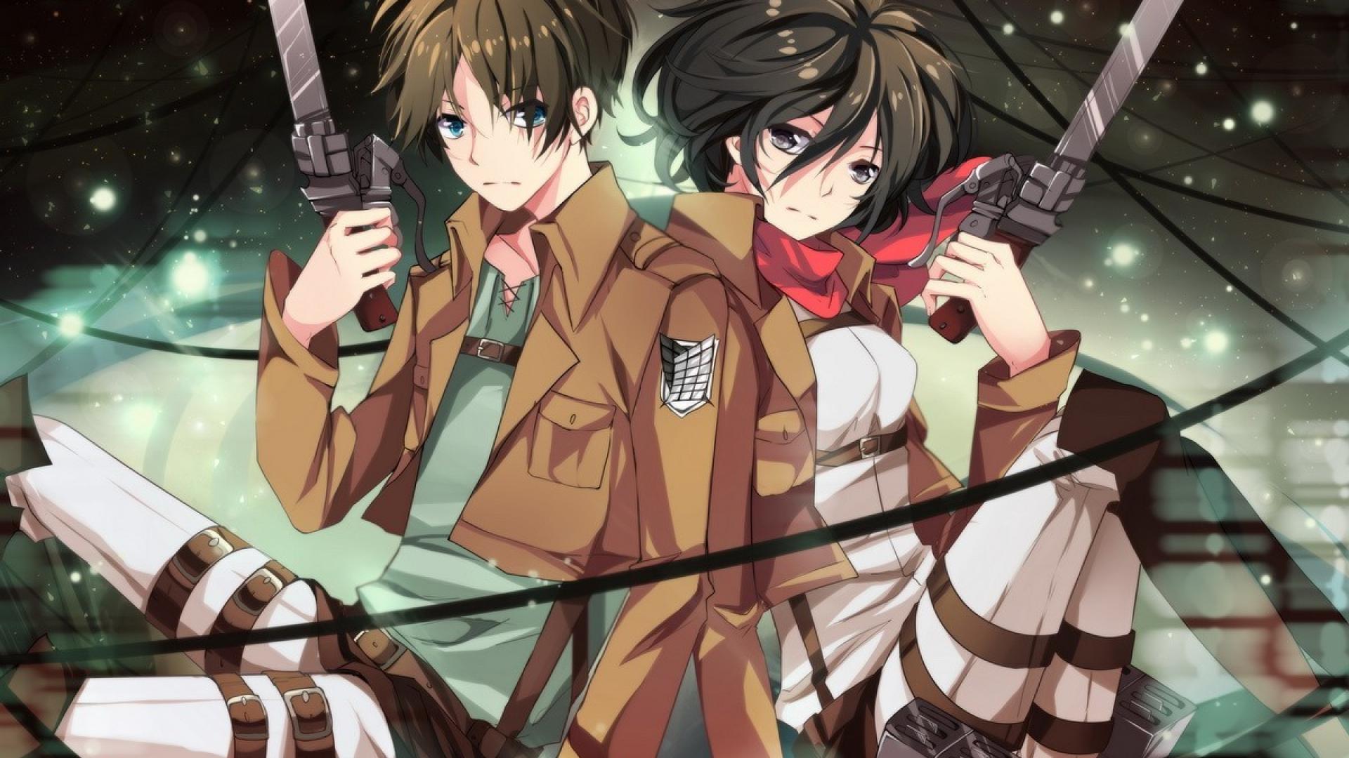 Eren Mikasa Desktop Wallpapers - Wallpaper Cave