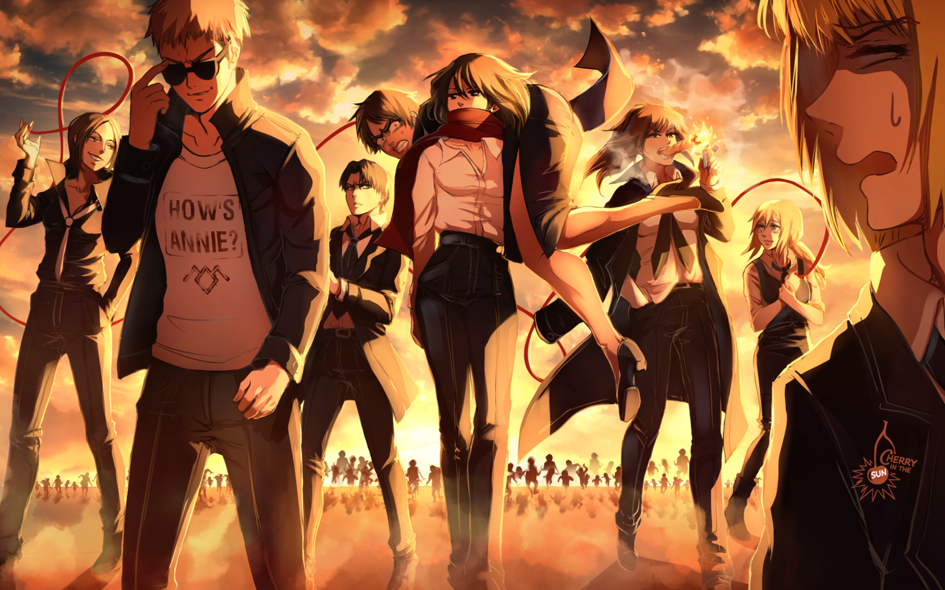 Anime Attack On Titan Mikasa Ackerman Eren Yeager Armin Arlert Ymir Levi Ackerman HD Wallpaper. Attack on titan, Attack on titan eren, Attack on titan anime