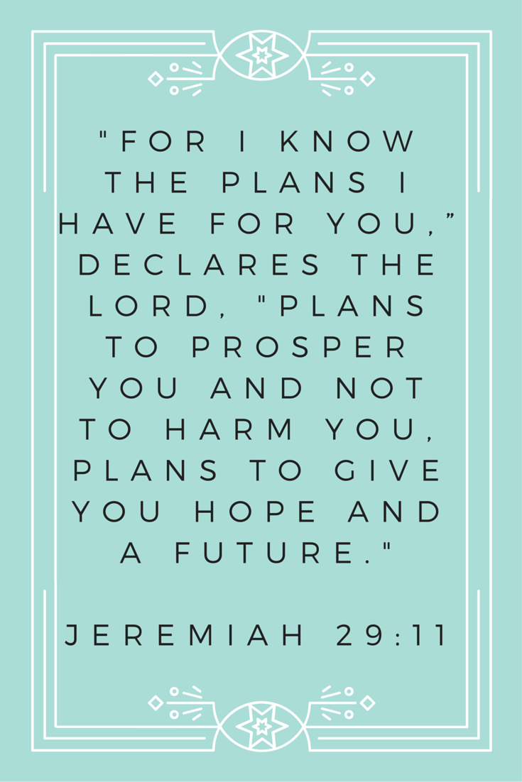 Jeremiah 29:11. Bible quotes, Inspirational words, Words