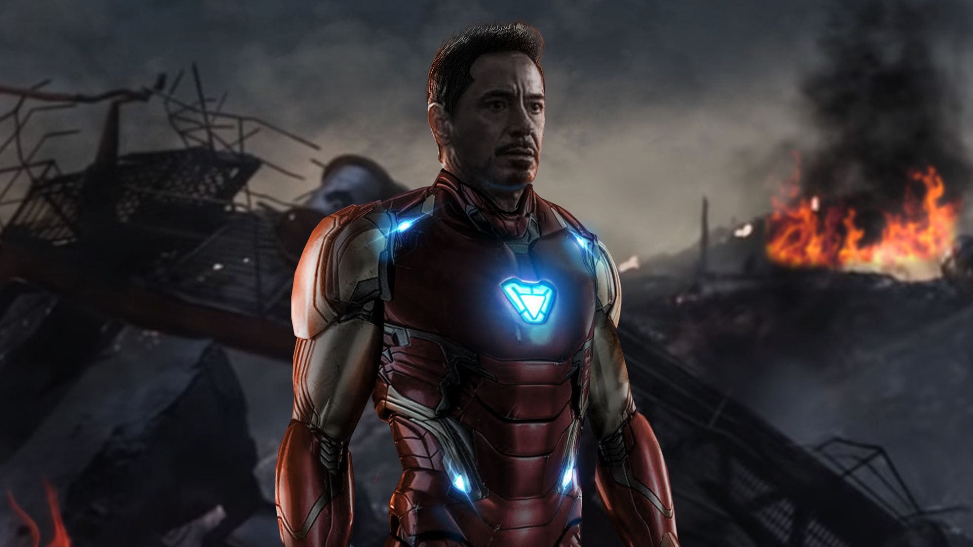 Avengers Endgame Iron Man Desktop Wallpapers - Wallpaper Cave