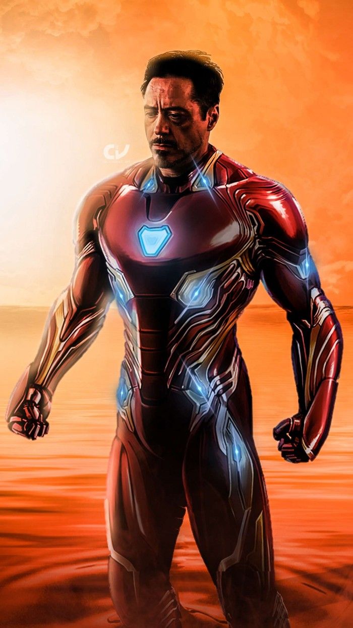 Avengers Endgame Iron Man In Soul World IPhone Wallpaper