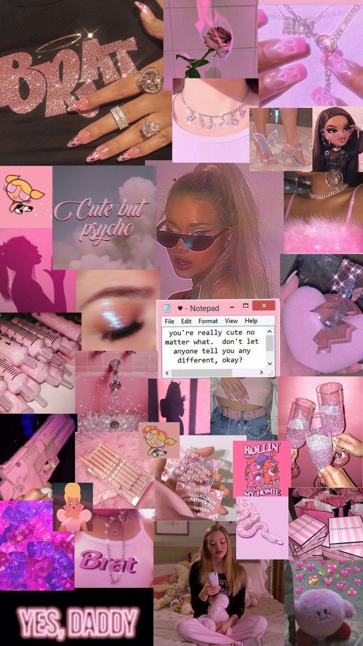 Images Pink Baddie Aesthetic : Baddie Pink Wallpapers  Pink glitter  wallpaper, Aesthetic iphone wallpaper, Iphone wallpaper girly