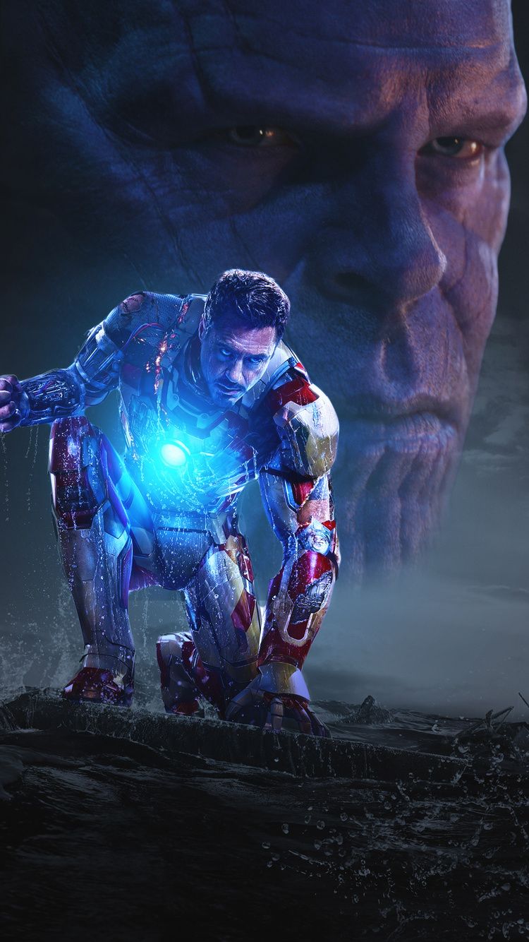 Iron Man And Thanos In Avengers Infinity War iPhone iPhone 6S, iPhone 7 HD 4k Wallpaper, Image, Background, Photo and Picture
