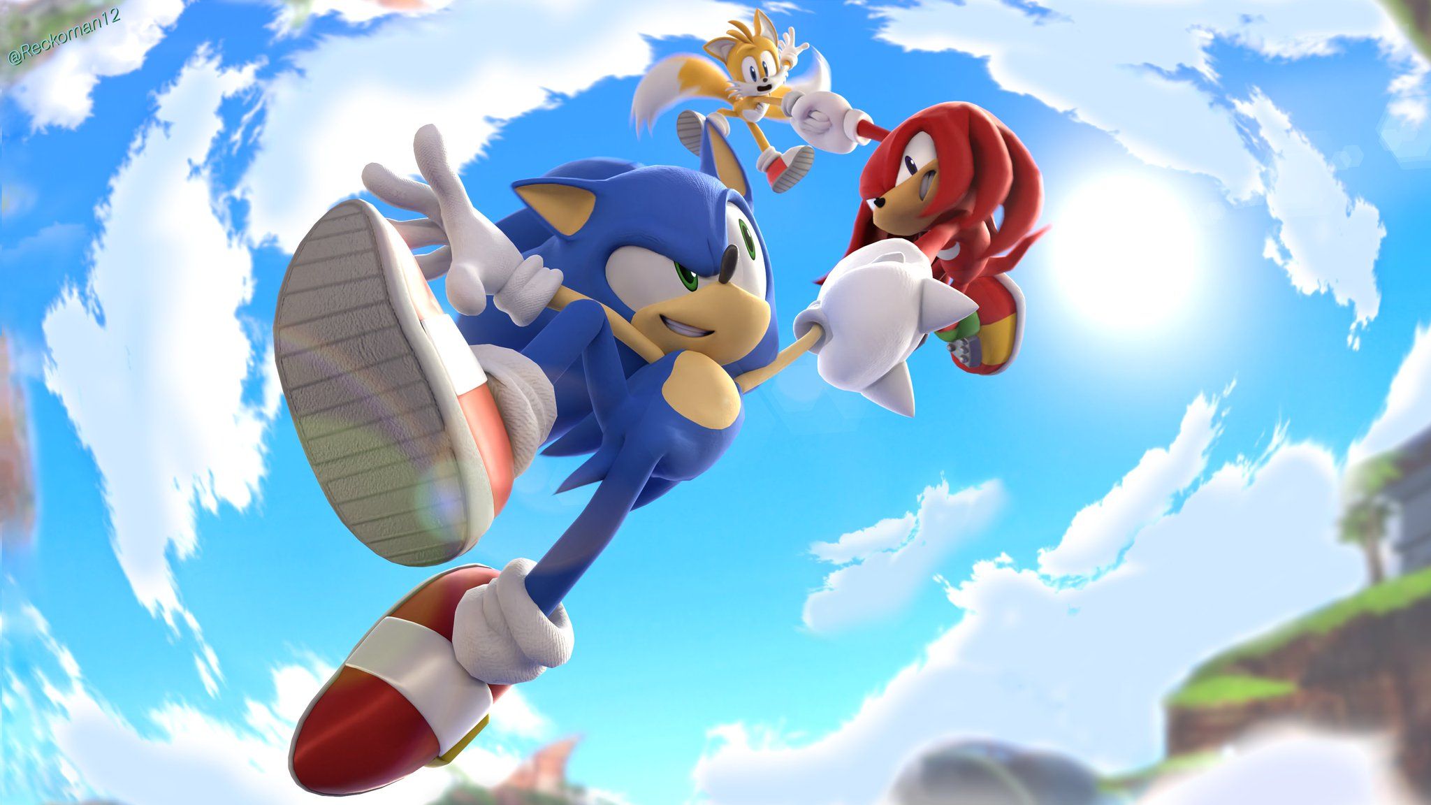 Sonic the Hedgehog Sonic Heroes art created Nice work!