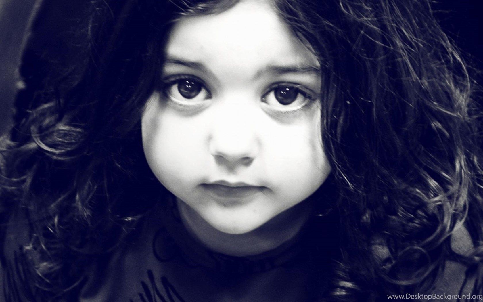 Cute Baby Girl Black And White Desktop Wallpaper Magnificent HD. Desktop Background