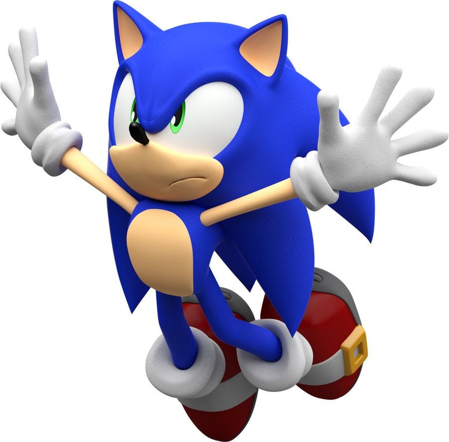 Sonic Jumping the Hedgehog fan Art