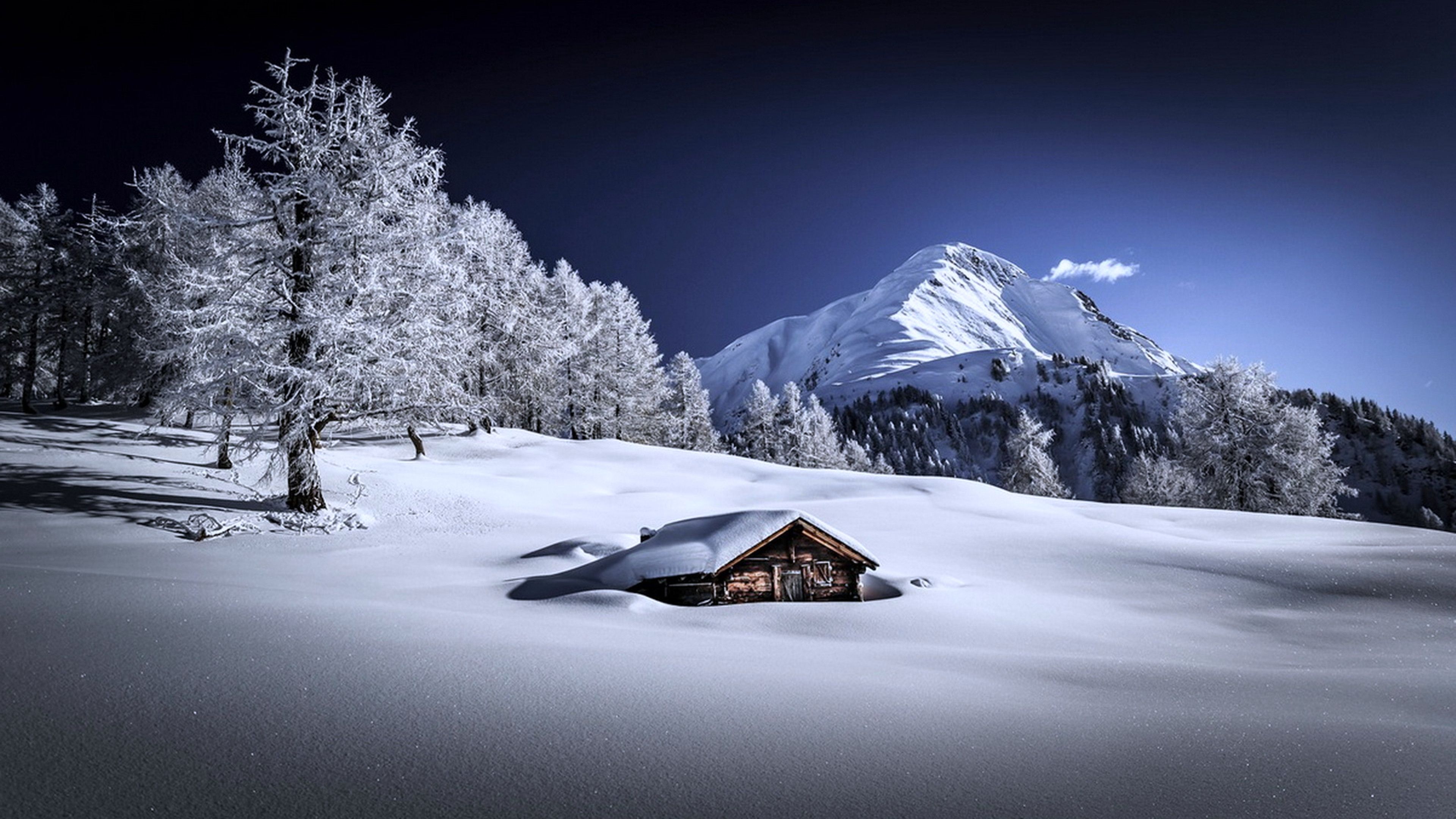 Winter Landscape Wallpaper 4k HD Wallpaper