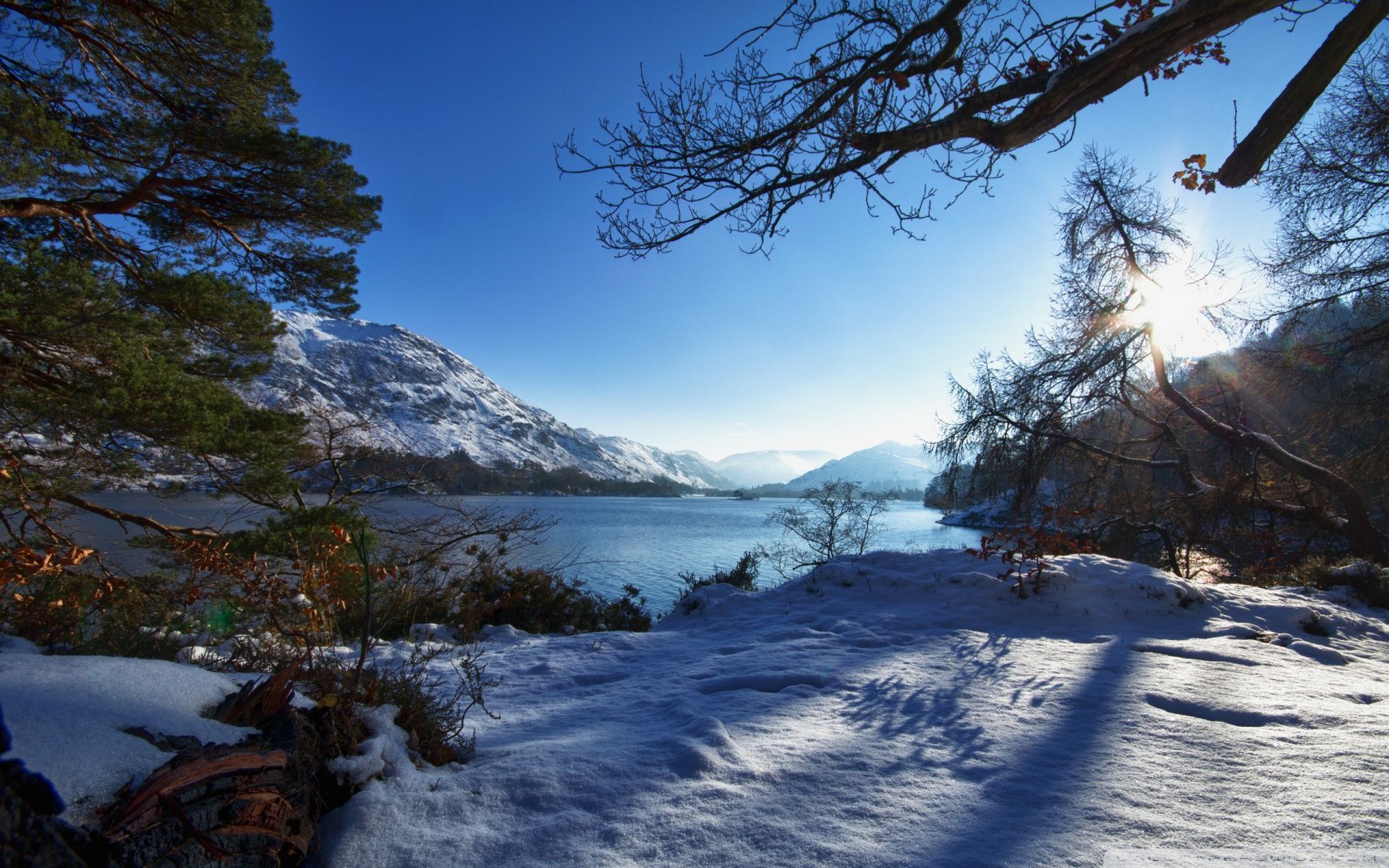 Winter Mountain Wallpaper