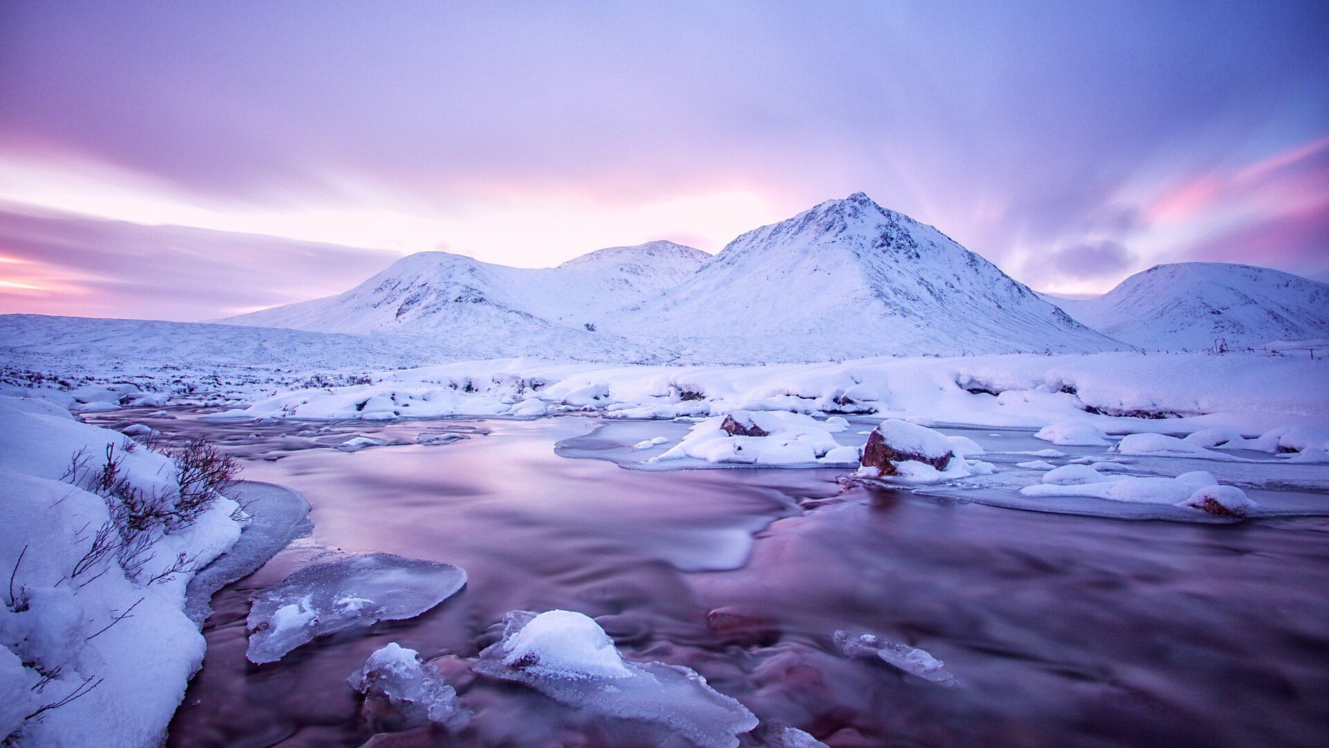 Winter Landscape Desktop Wallpapers - Wallpaper Cave