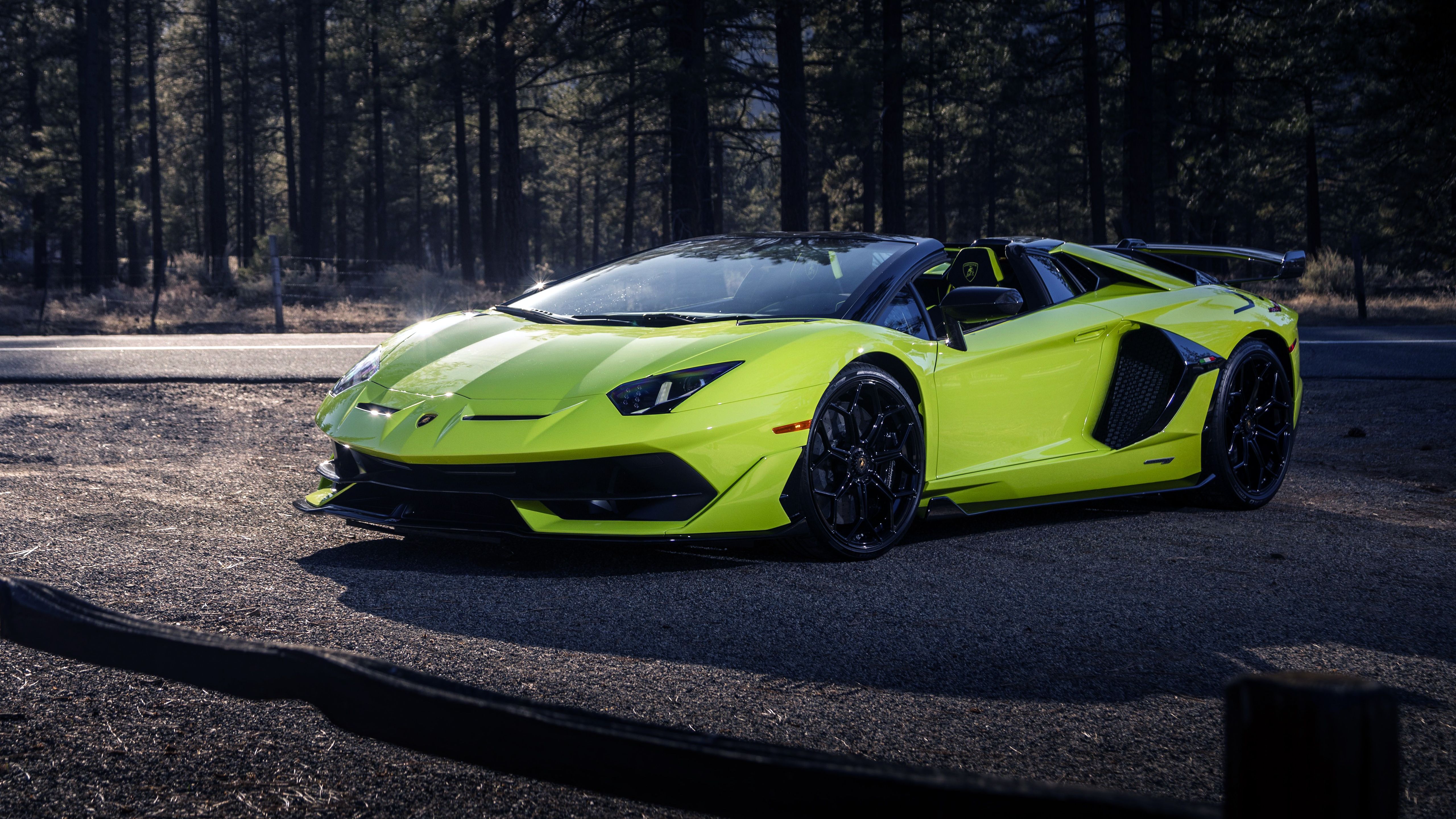 Lamborghini Aventador SVJ Roadster 5K Wallpaper