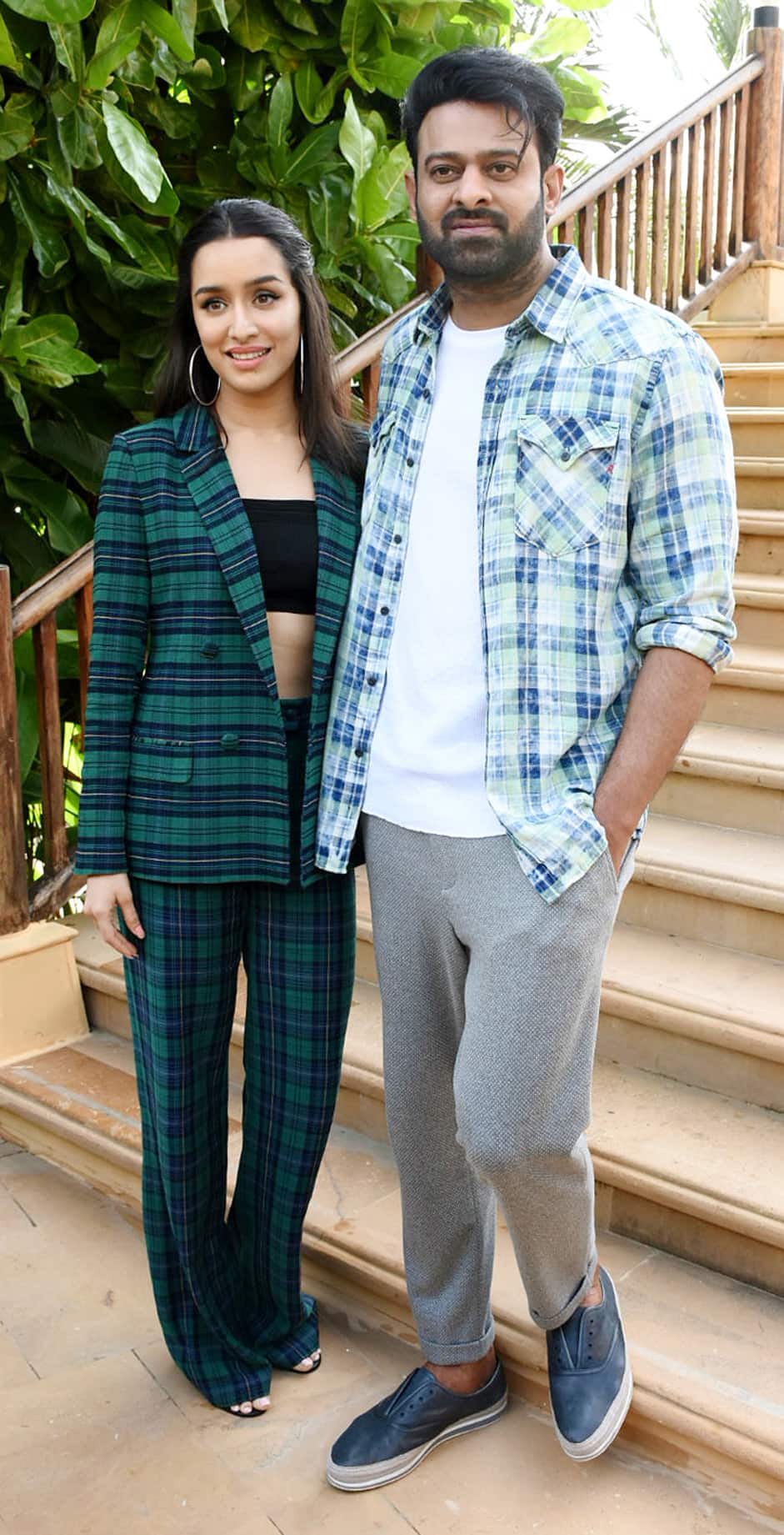Photo Gallery: Prabhas Shraddha Kapoor Promote 'Saaho' In Style