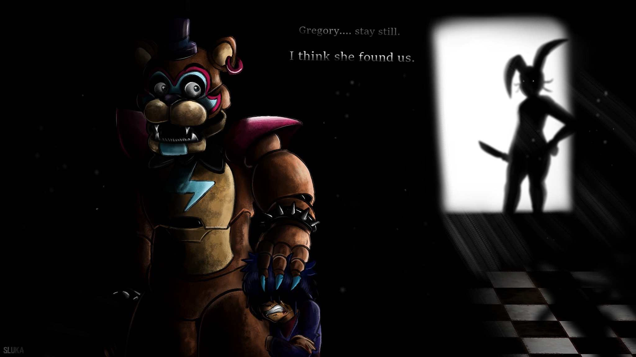 Glamrock Freddy is finally going to beat the shit out of Vanny