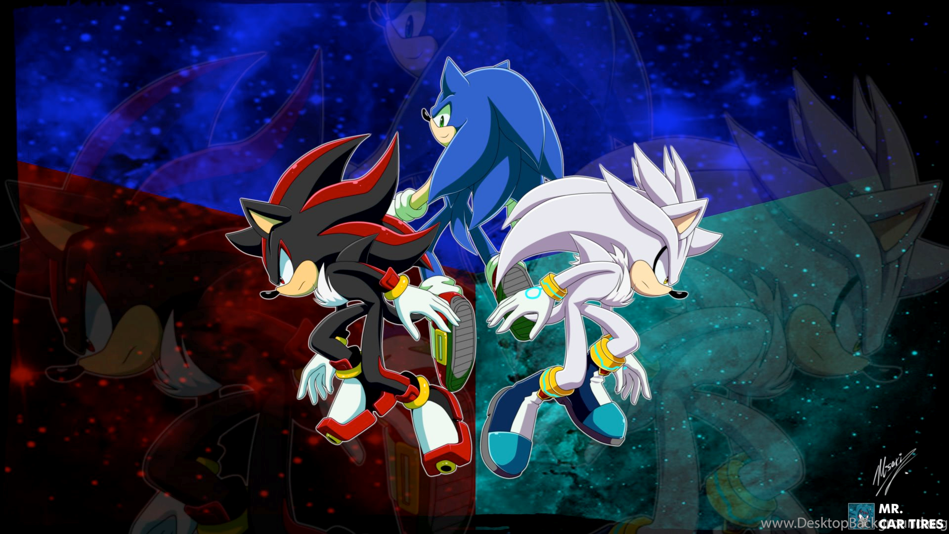 Sonic Shadow And Silver The Hedgehog Wallpaper & Background Download