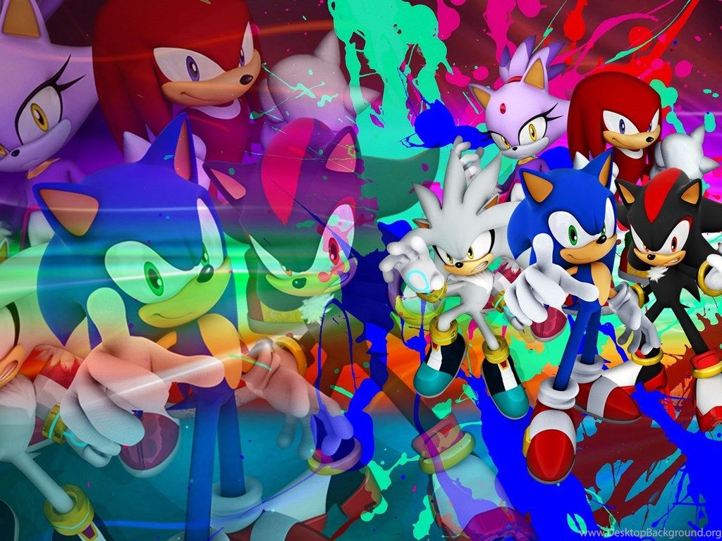 Sonic, Shadow, Silver, Blaze, Knuckles Wallpaper By. Desktop Background