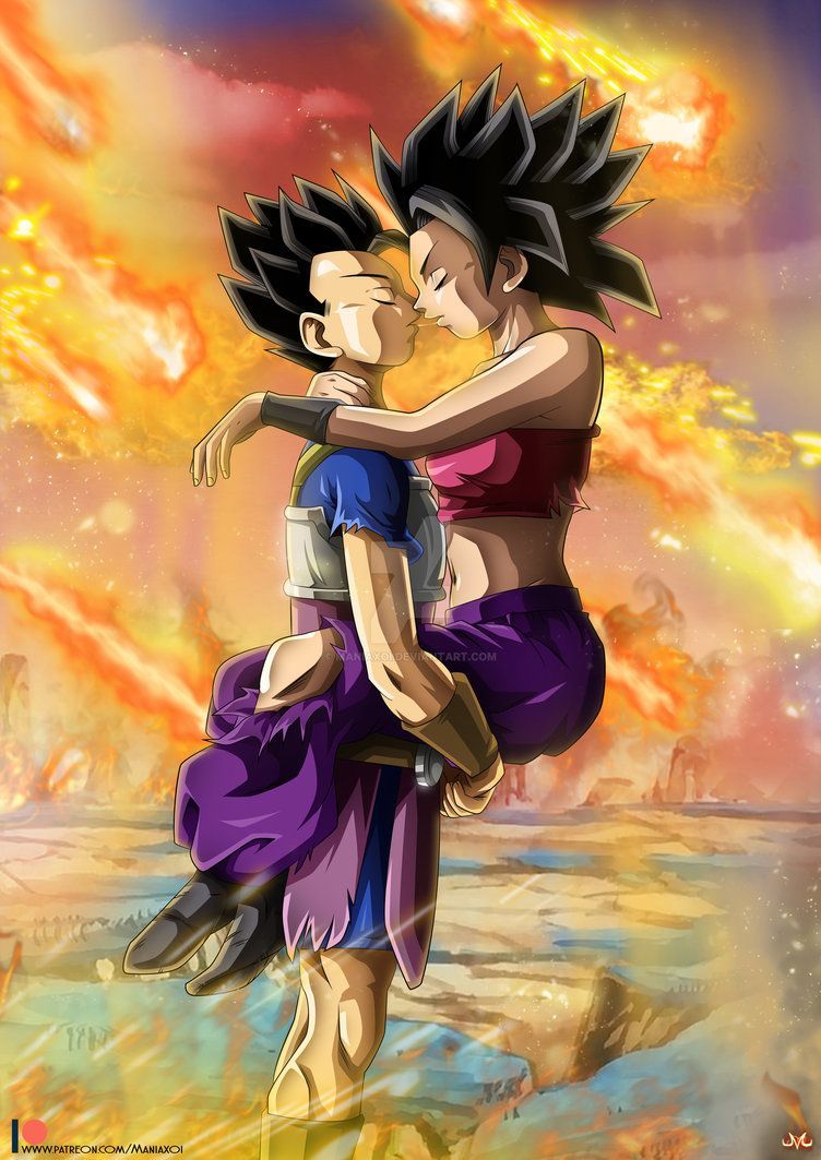 Goku X Caulifla Wallpapers Wallpaper Cave 