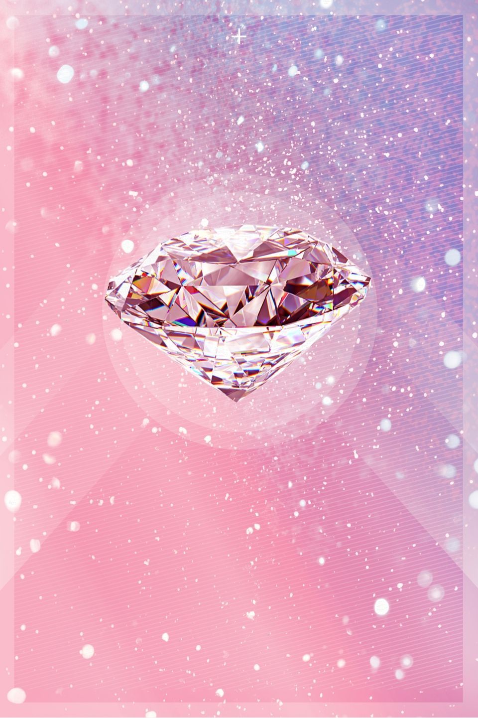 Pink Diamonds Shiny Geometric Romantic Dreamy Background Material. Pink diamond wallpaper, Pink diamond, Diamond wallpaper