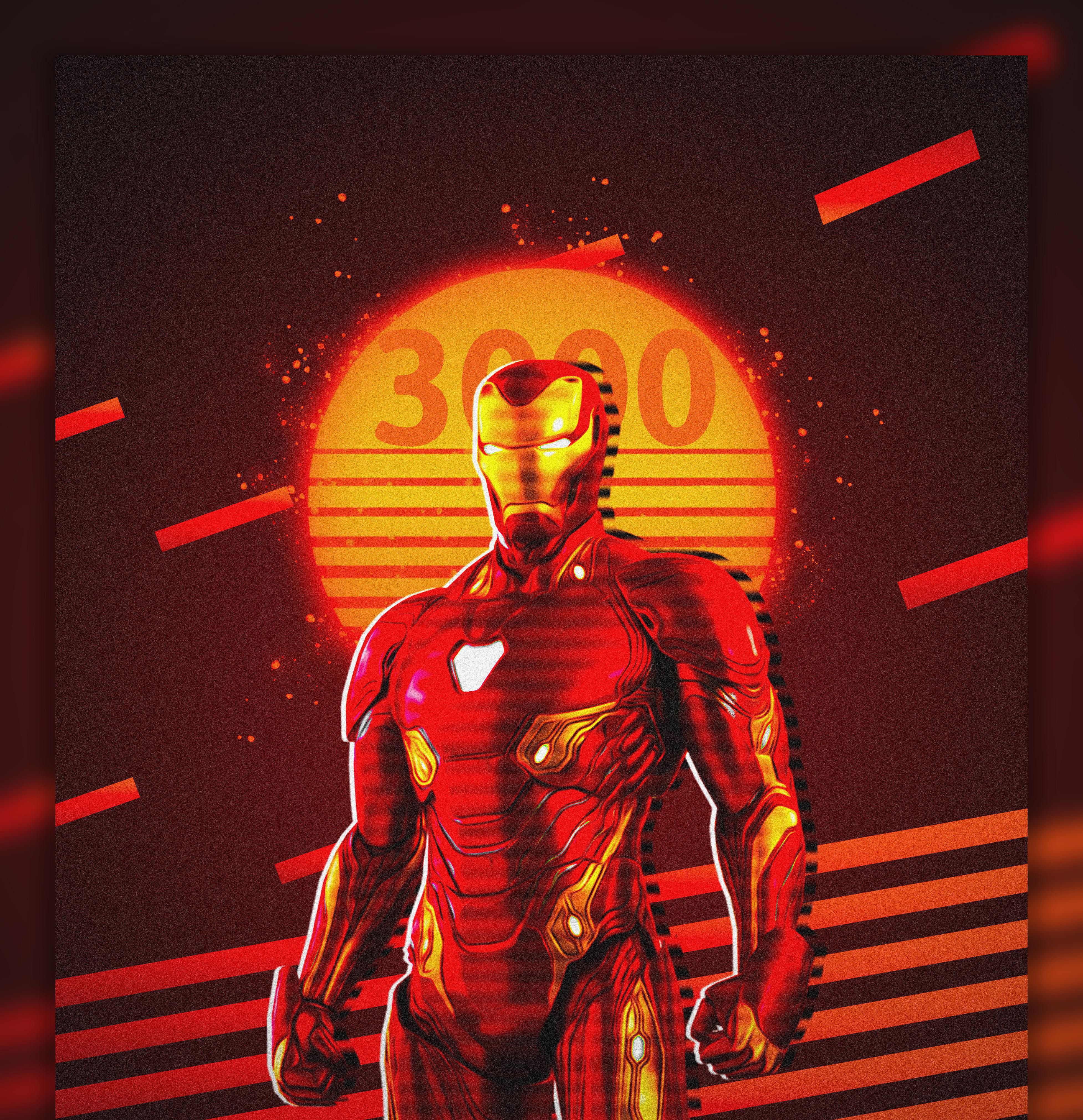 Iron Man Wallpaper 4K, Marvel Superheroes, I Love You 3000, Artwork, Graphics CGI