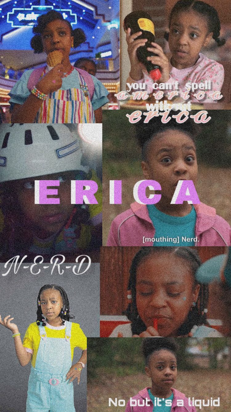 Erica Sinclair- Aesthetic Wallpaper. Netflix filmes e series, Personagens de stranger things, Stranger things atores