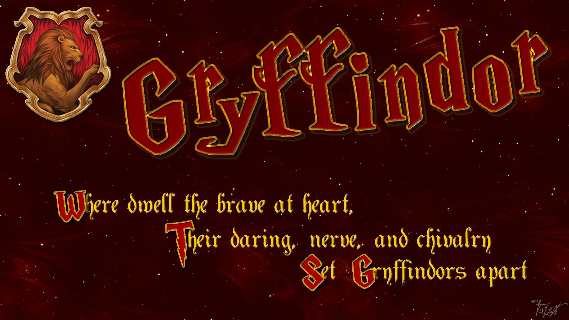 Gryffindor Harry Potter Computer Wallpaper