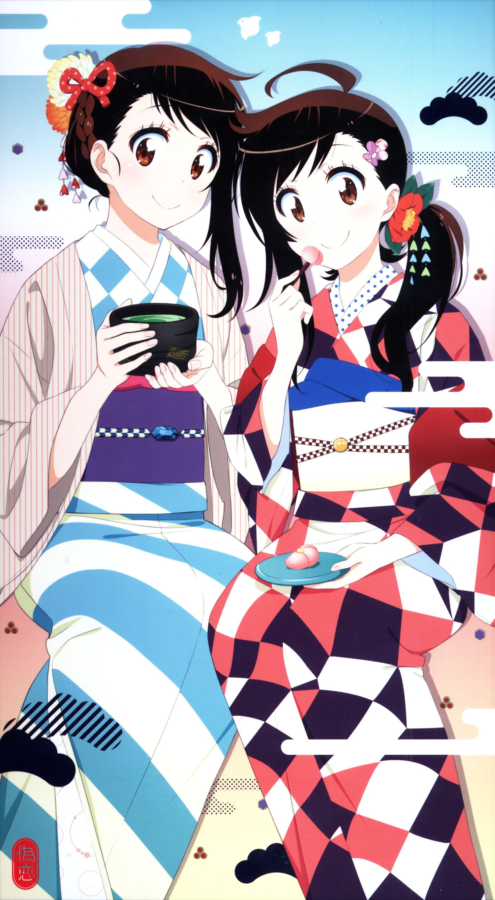 Shaft, Nisekoi, Onodera Haru, Onodera Kosaki Kosaki And Haru Wallpaper & Background Download