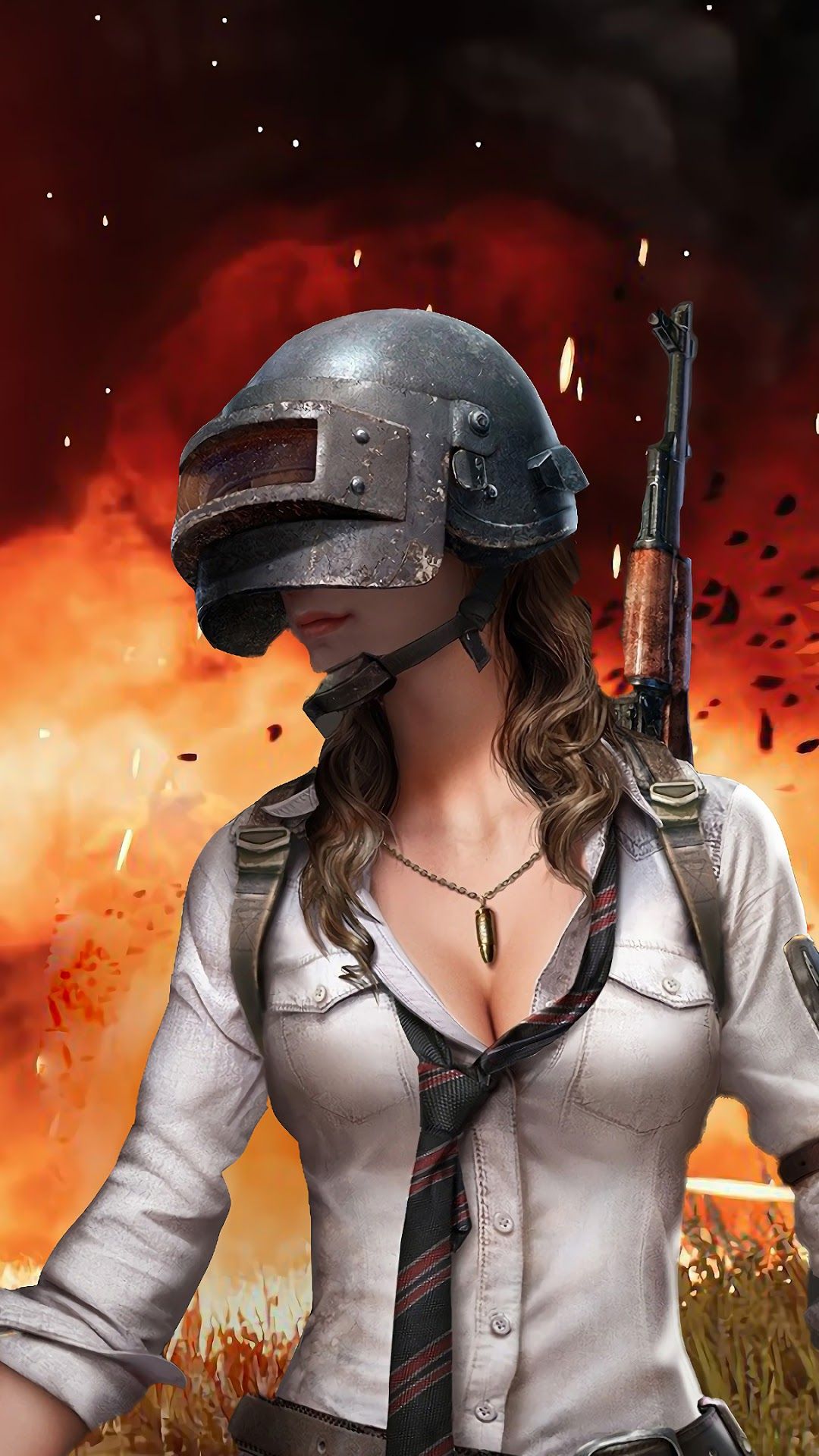 PUBG Girl PlayerUnknown's Battlegrounds 4K Wallpaper