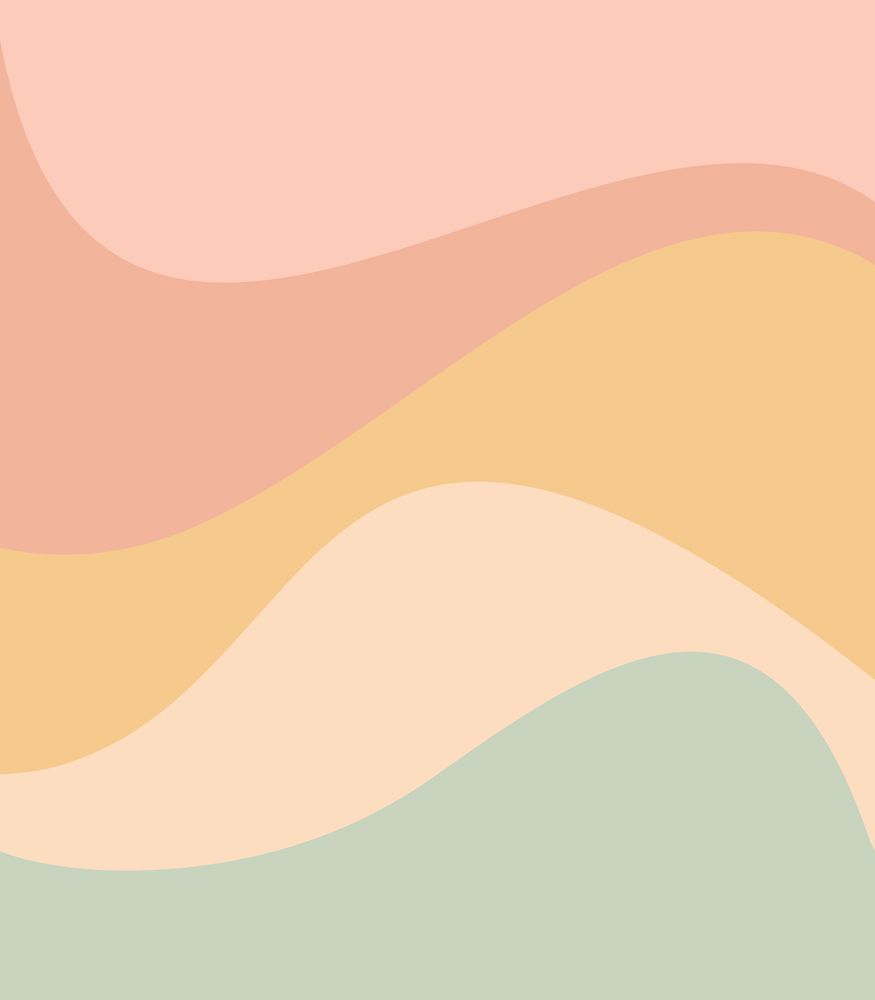 Abstract Color Waves Pastel Mini Art Print by colour poems Stand x 4. Cute patterns wallpaper, Color wave, Pastel wallpaper
