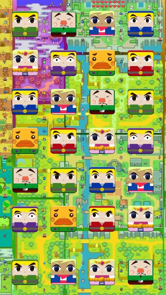 Zelda home screen iPhone 6 plus for (zoomed setting) wallpaper