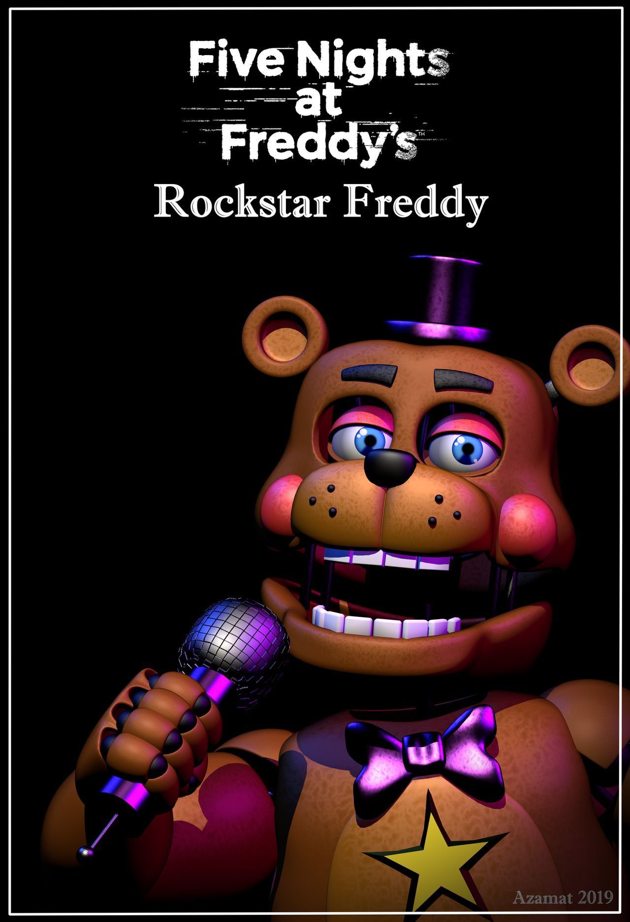 Rockstar Freddy poster. Fnaf, Freddy, Five nights at freddy's