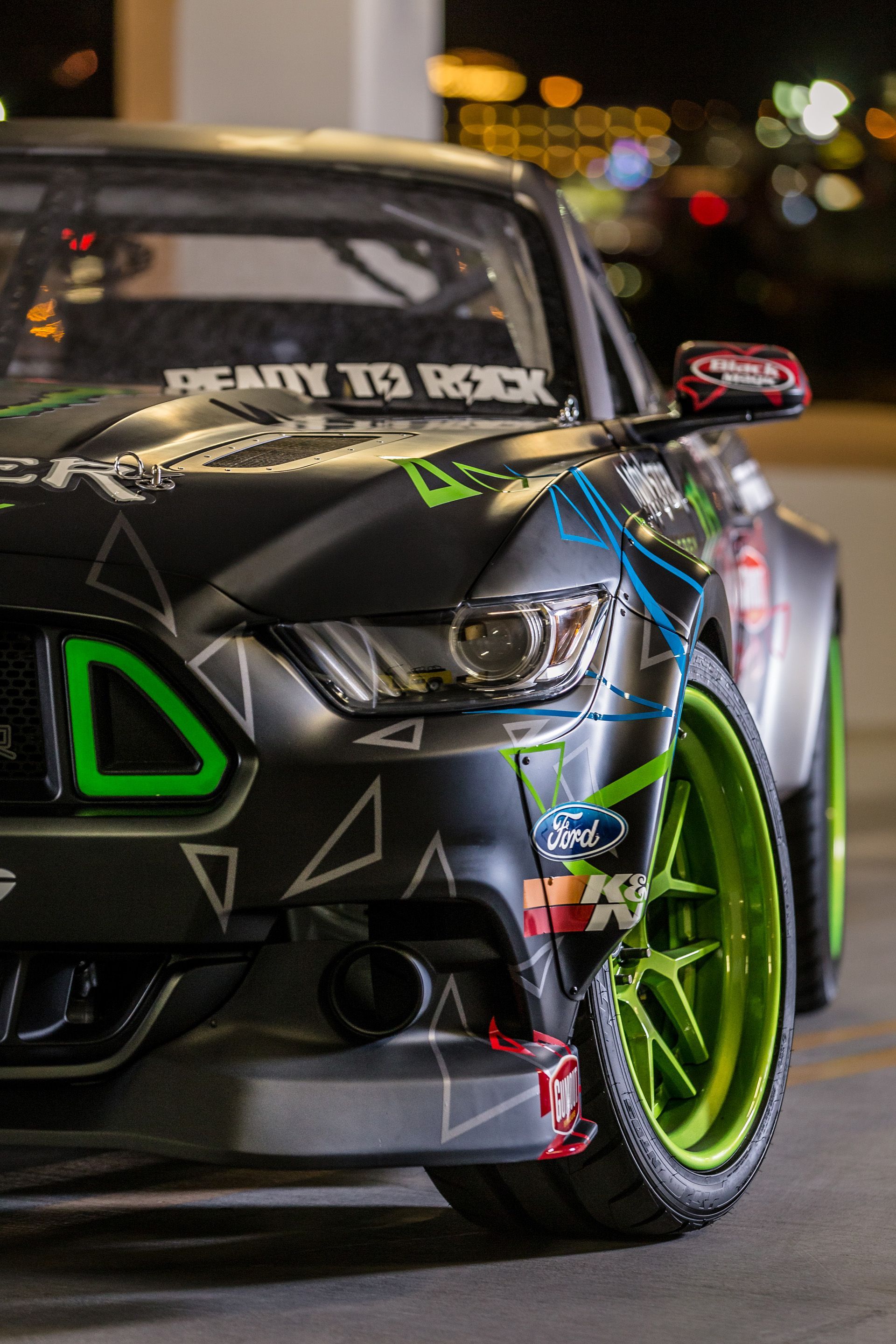 SEMA 2015: Vaughn Gittin Jr Reveals 2016 RTR Ford Mustang Competition Car (Gallery). MotorworldHype. Mustang cars, Drifting cars, Mustang