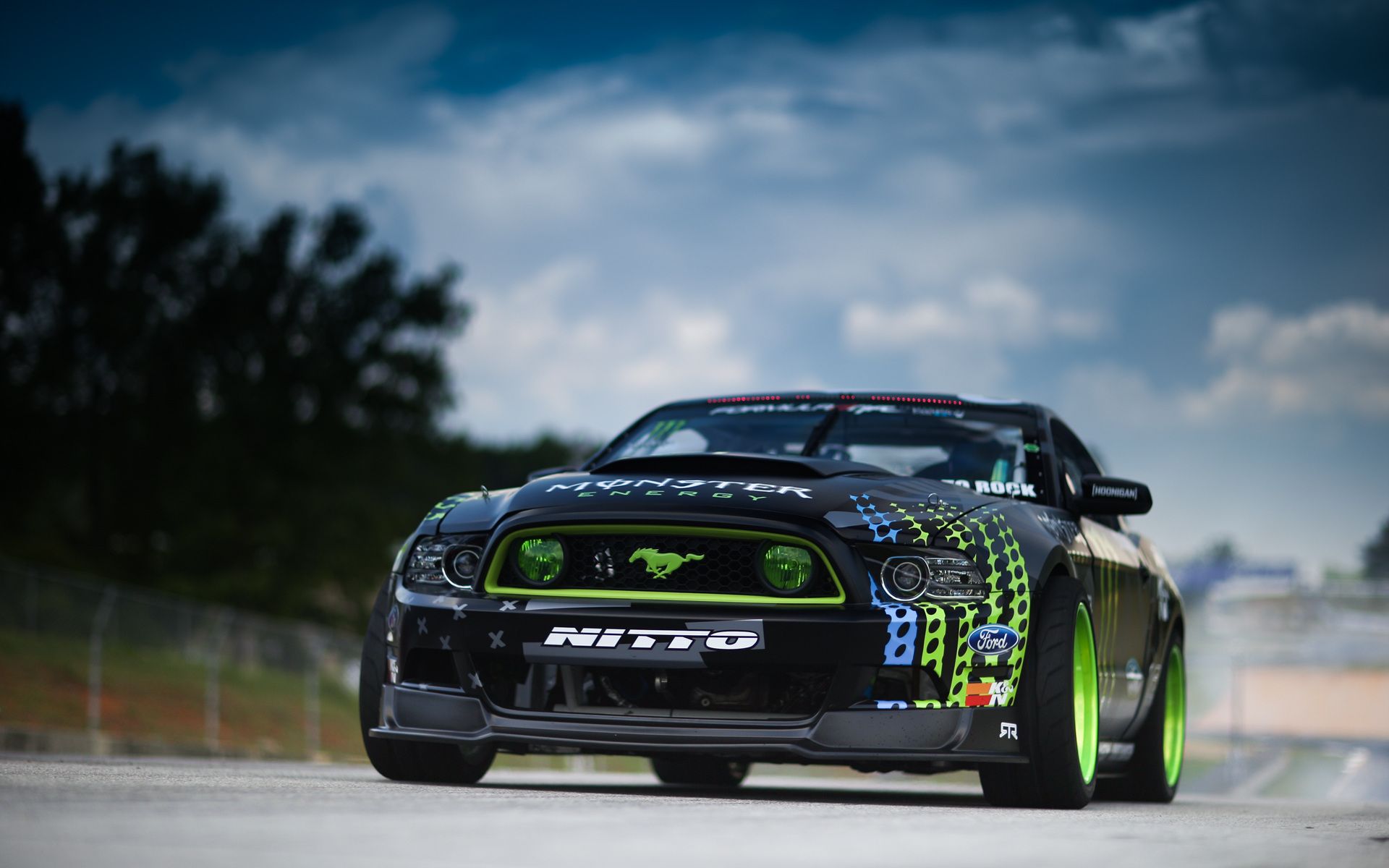 Formula Drift, Monster Energy, Vaughn Gittin Jr, Mustang, Rtr X, Ford Desktop Wallpaper 4580