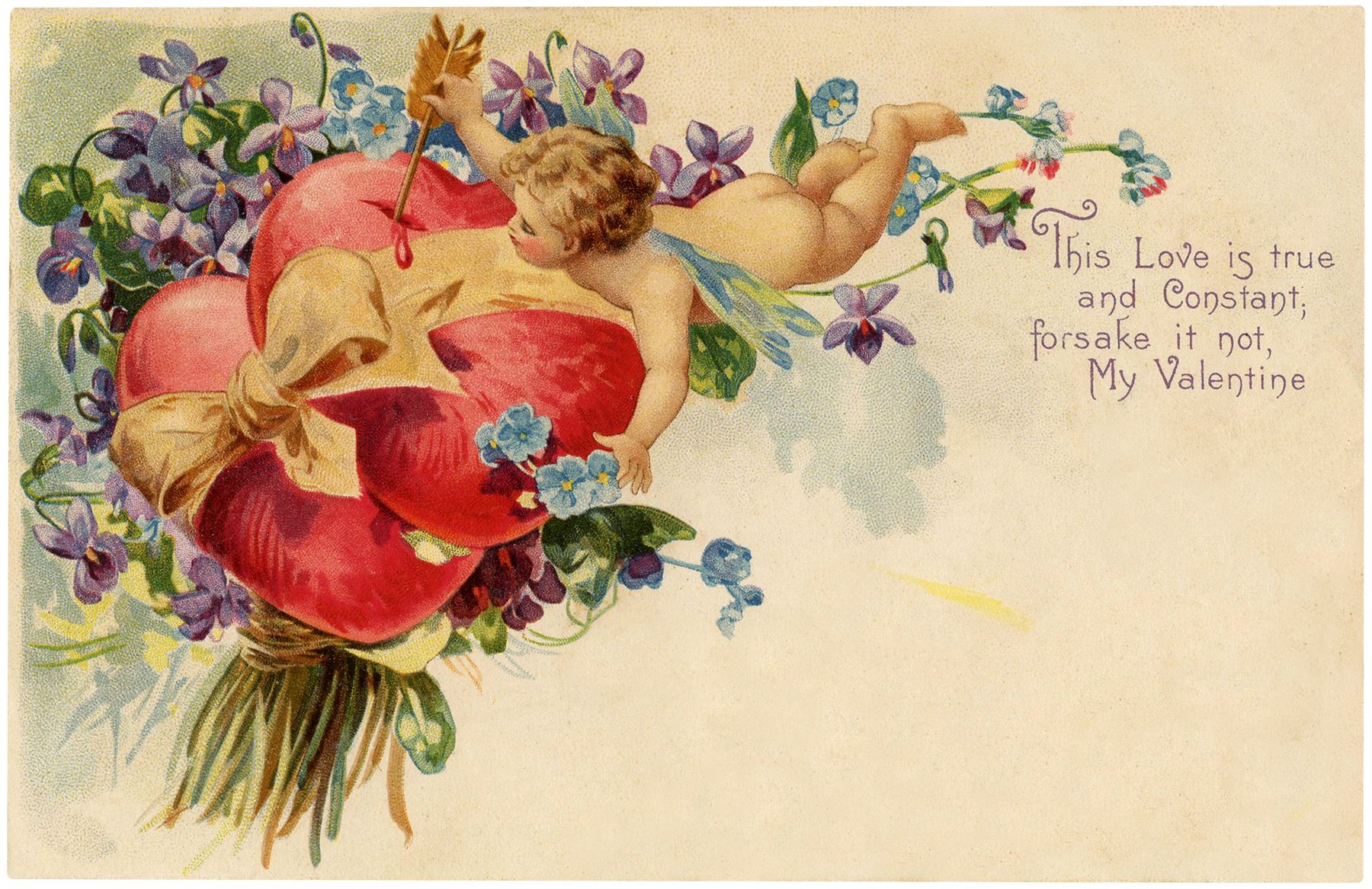 Cherubs and Hearts Image! Graphics Fairy