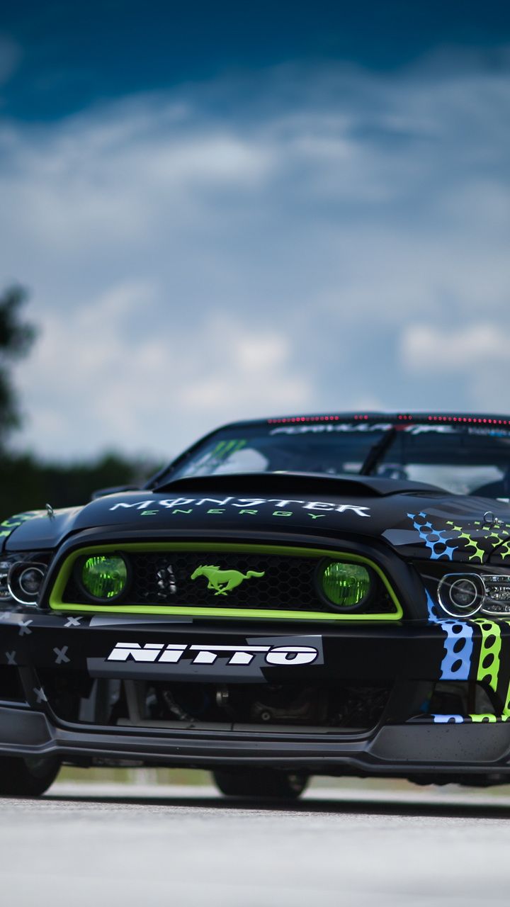 Formula Drift, Monster Energy, Vaughn Gittin Jr, Mustang, Rtr X, Ford Desktop Wallpaper 4580