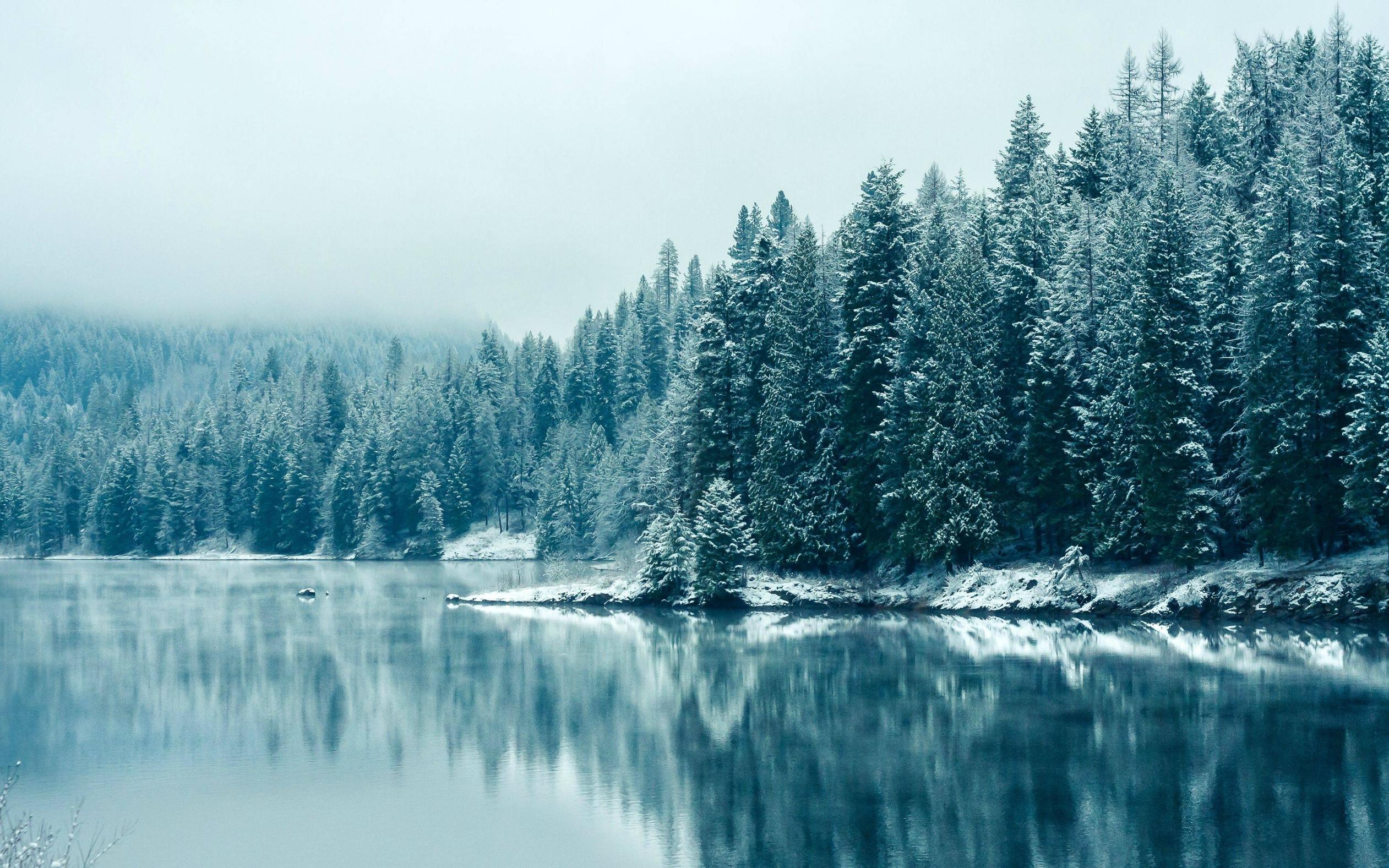Winter Lake in Canada