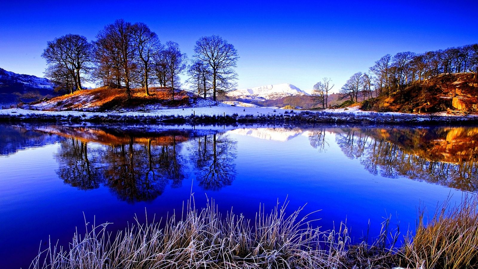 Grass Lake Snow Winter HD Wallpaper For Mac Book Air Wallpaper Jammu And Kashmir