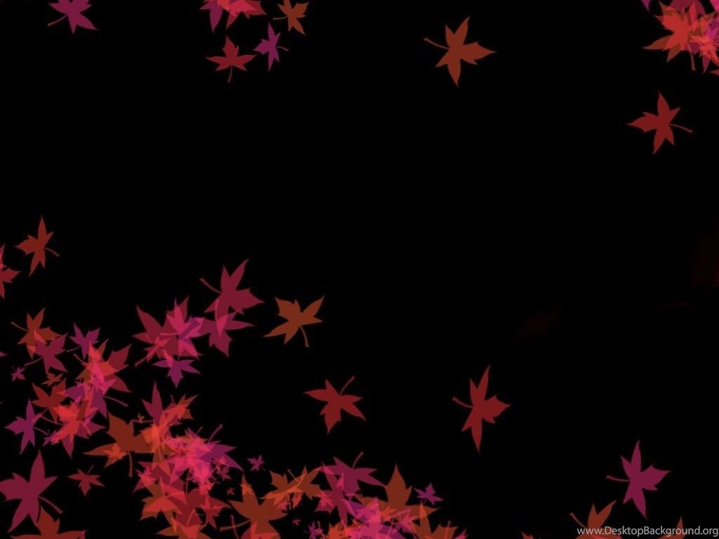 Dark Fall Leaves Falling Wallpaper Wallpaper Mela Desktop Background