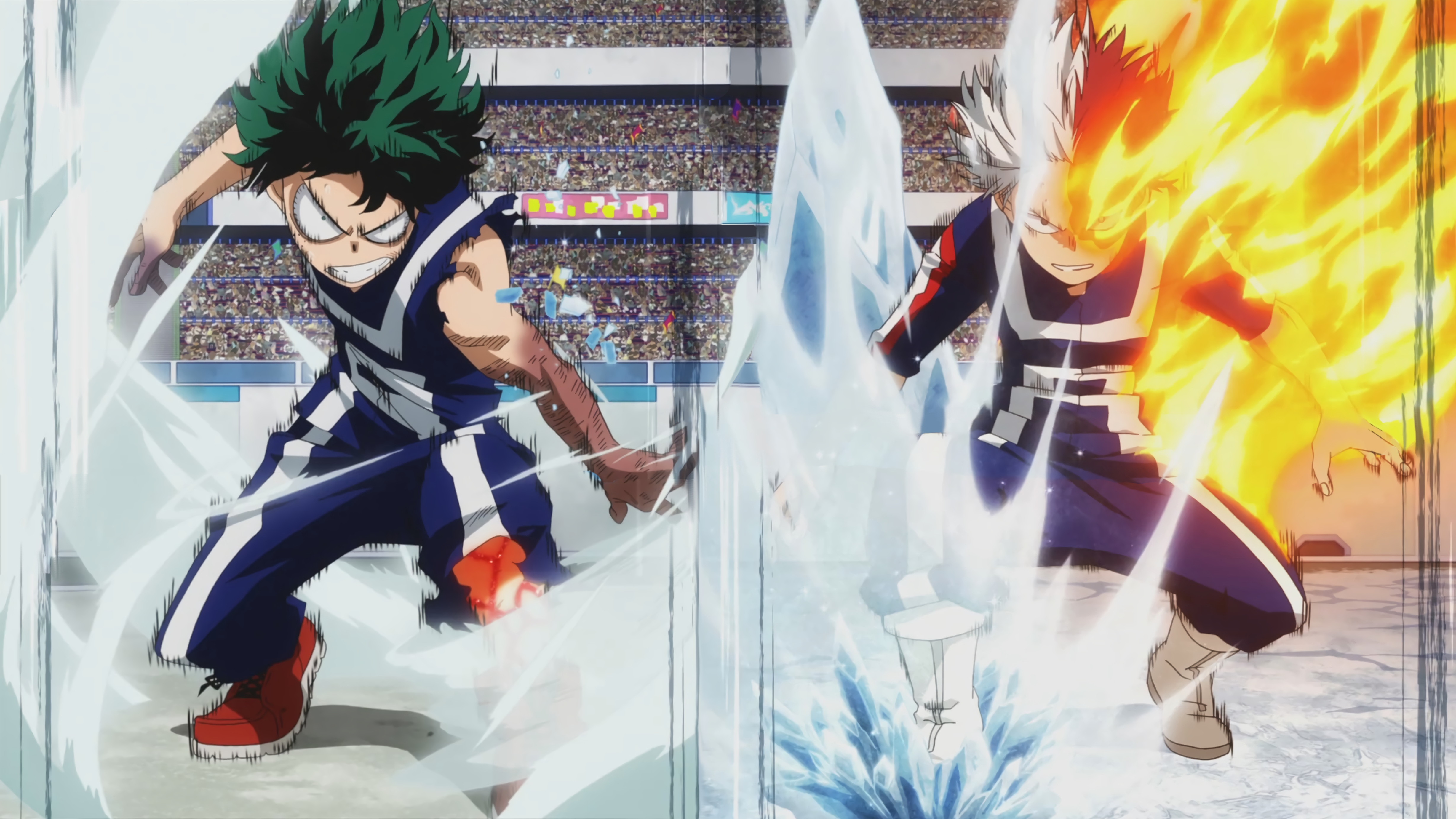 I Wanted A Wallpaper Of Todoroki From This Video Between 4:41 4:43 As A FullHD 1920x1080 Or Closest Possible Resolution. Can Someone Do This?: Animewallpaper
