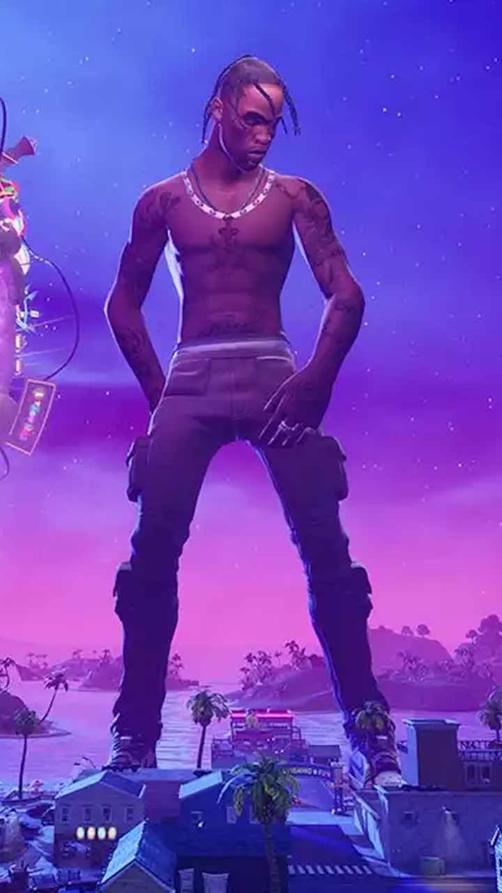 Travis scott fortnite skin wallpaper HD phone background art Poster for iPhone android home screen. Travis scott wallpaper, HD phone background, Travis scott