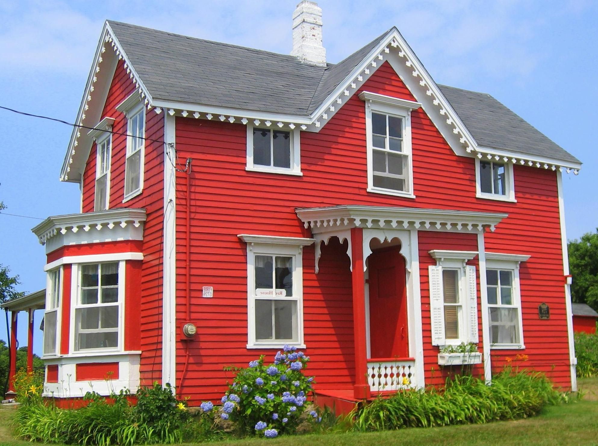 big Red house like!. Huge houses, Big houses, Red house