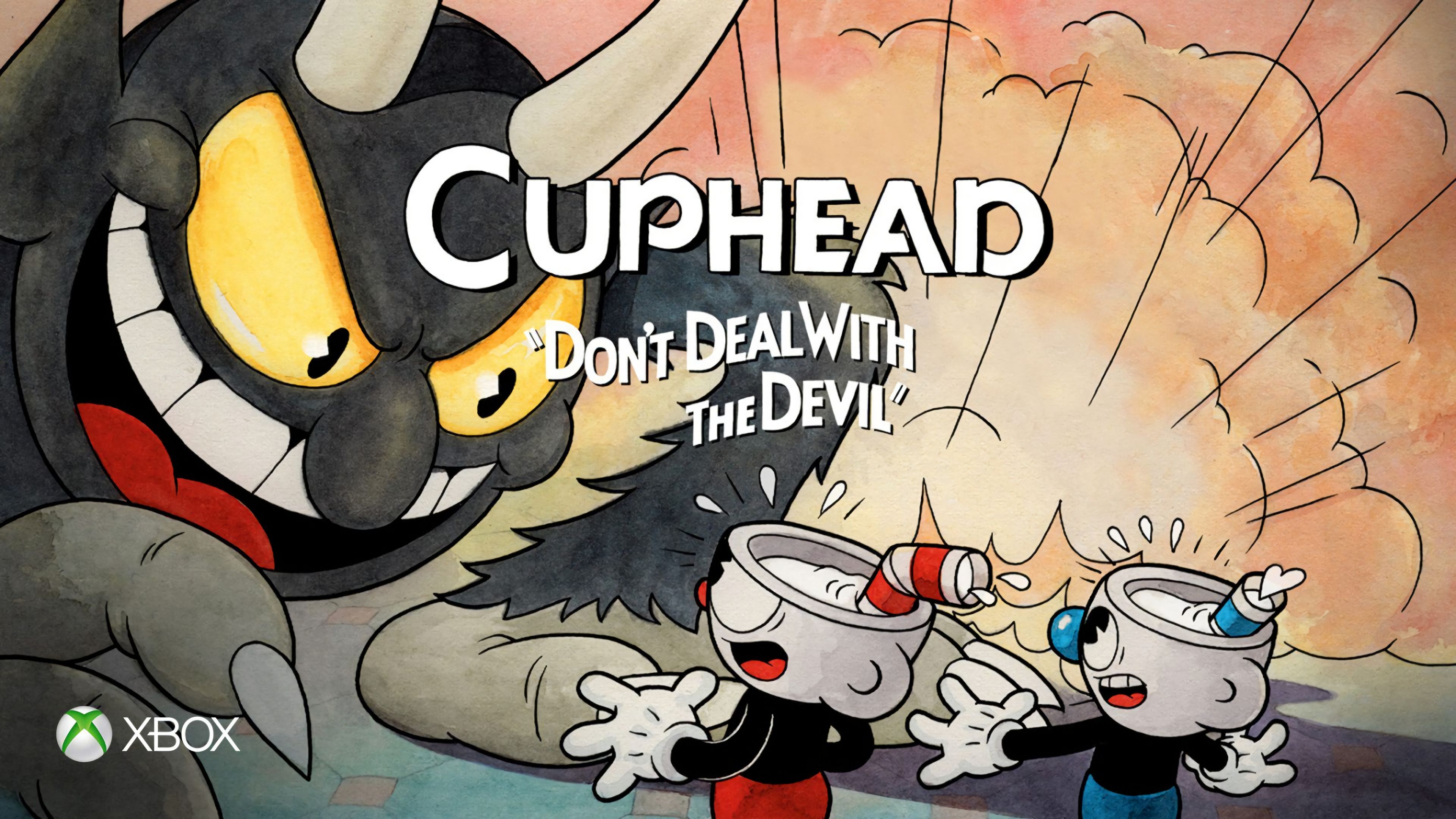 Cuphead Mugman With The Devil Xbox 4K