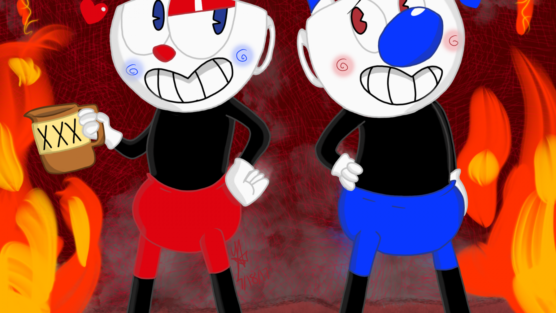 Free download Dont Deal with the Devil Cuphead and Mugman by 2048x1536 for ...
