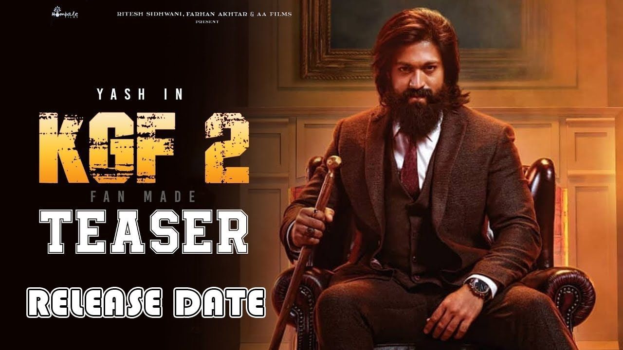 K. G. F. Chapter 2 Official Release date. Yash, Prasanth Neel,. movie, Movie posters, Bollywood picture